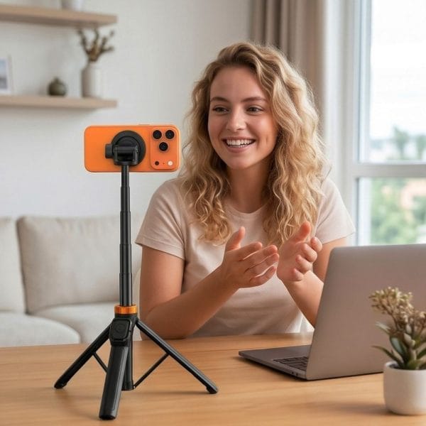Selfie Stick Τρίποδο Tech-Protect L03S MagSafe Bluetooth Μαύρο - Image 8