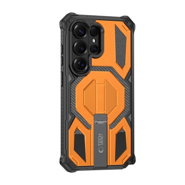 Θήκη Samsung Galaxy S26 Ultra Tech-Protect MagBlast MagSafe με 2 Τζάμια Black/Orange - Image 4