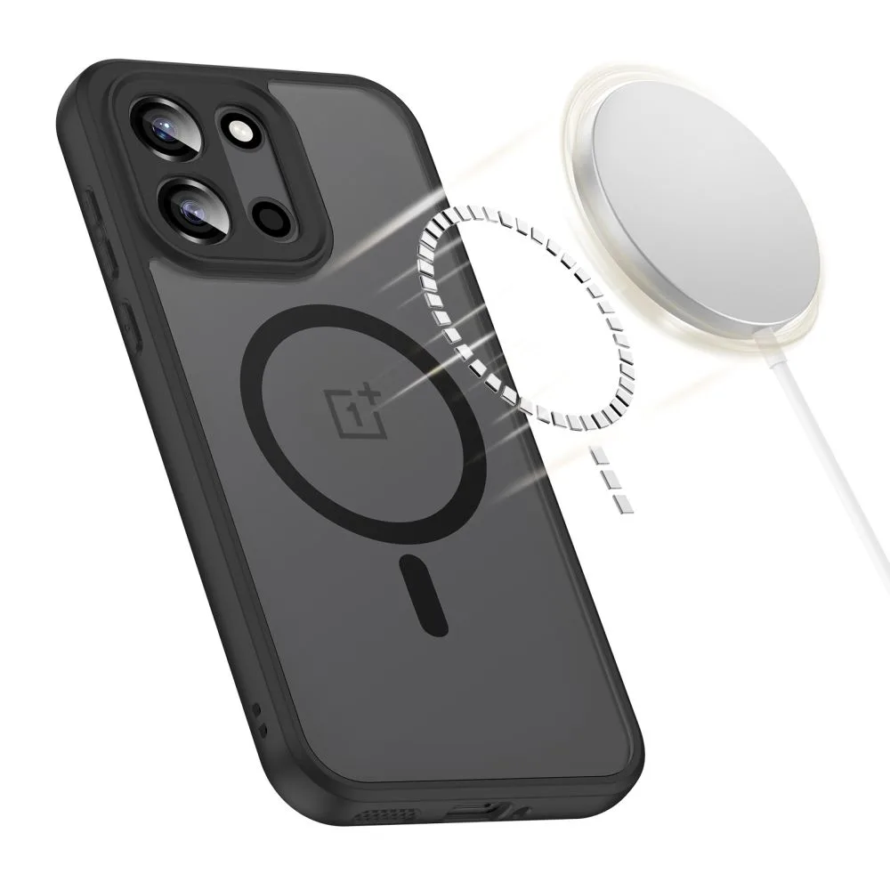 Θήκη OnePlus Nord 6 Tech-Protect MagMat MagSafe Μαύρη με Ημιδιάφανη Πλάτη - Image 3