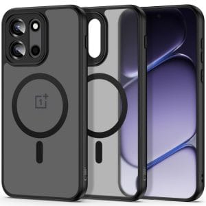 Θήκη OnePlus Nord 6 Tech-Protect MagMat MagSafe μαύρη με ημιδιάφανη πλάτη