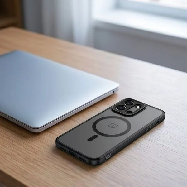 Θήκη OnePlus Nord 6 Tech-Protect MagMat MagSafe Μαύρη με Ημιδιάφανη Πλάτη - Image 5