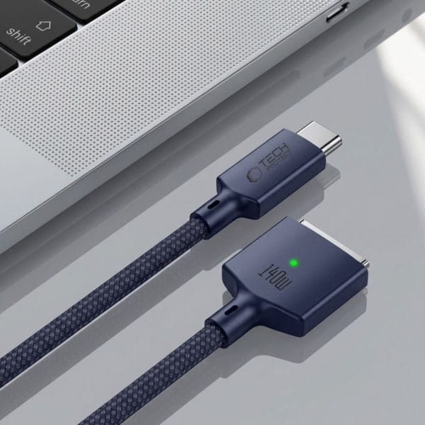 Καλώδιο MacBook USB-C σε MagSafe 3 Tech-Protect MMC01 Ultraboost 140W 200cm Midnight Blue - Image 5