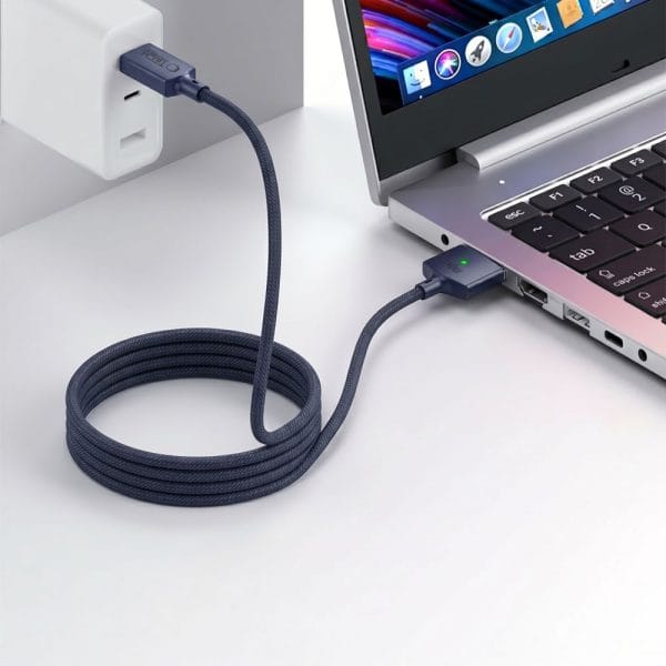 Καλώδιο MacBook USB-C σε MagSafe 3 Tech-Protect MMC01 Ultraboost 140W 200cm Midnight Blue - Image 6