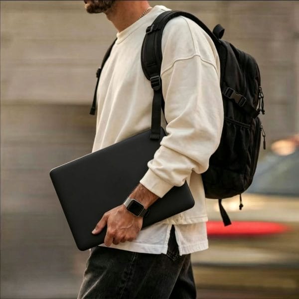 Θήκη MacBook Air 15 M2-M5 Tech-Protect Softshell Matte Black A2941 / A3114 / A3241 / A3448 - Image 5