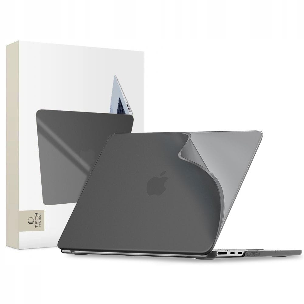Θήκη MacBook Air 15 M2-M5 Tech-Protect Softshell Matte Black A2941 A3114 A3241 A3448