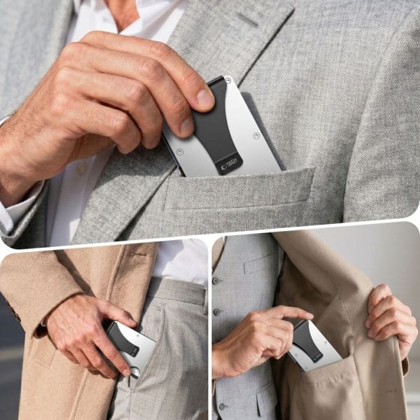 Πορτοφόλι Καρτών RFID Blocking Tech-Protect Thorn Steel Silver - Image 4