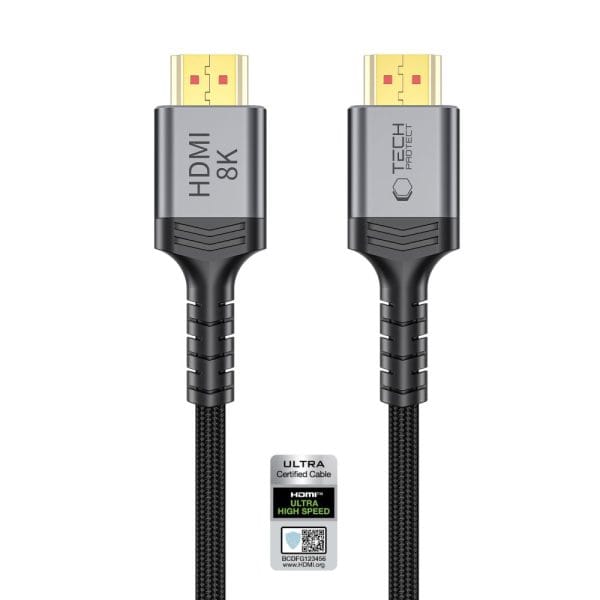 Καλώδιο HDMI 2.1 Tech-Protect UltraBoost 8K 60Hz / 4K 120Hz 100cm Black - Image 4