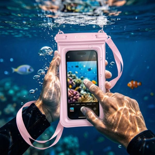 Αδιάβροχη Floating Θήκη Κινητού Tech-Protect UWC7 Universal 6.9 ιντσών Pink - Image 9