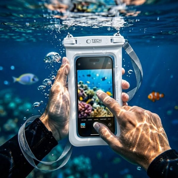 Αδιάβροχη Floating Θήκη Κινητού Tech-Protect UWC7 Universal 6.9 ιντσών White - Image 9