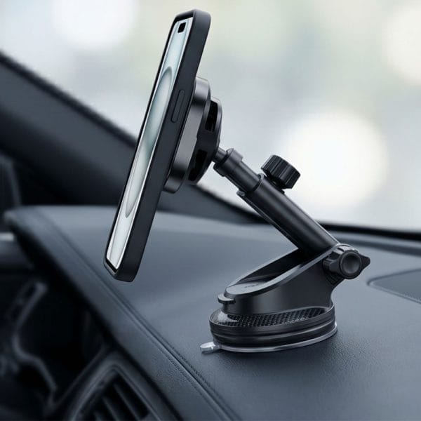 Μαγνητική Βάση Φόρτισης Αυτοκινήτου Tech-Protect V20 ArcticBoost MagSafe Qi2.2 25W Μαύρη - Image 7