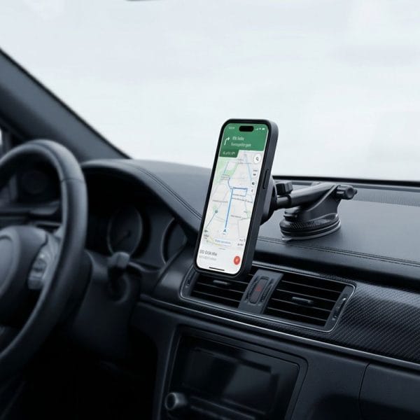 Μαγνητική Βάση Φόρτισης Αυτοκινήτου Tech-Protect V20 ArcticBoost MagSafe Qi2.2 25W Μαύρη - Image 8