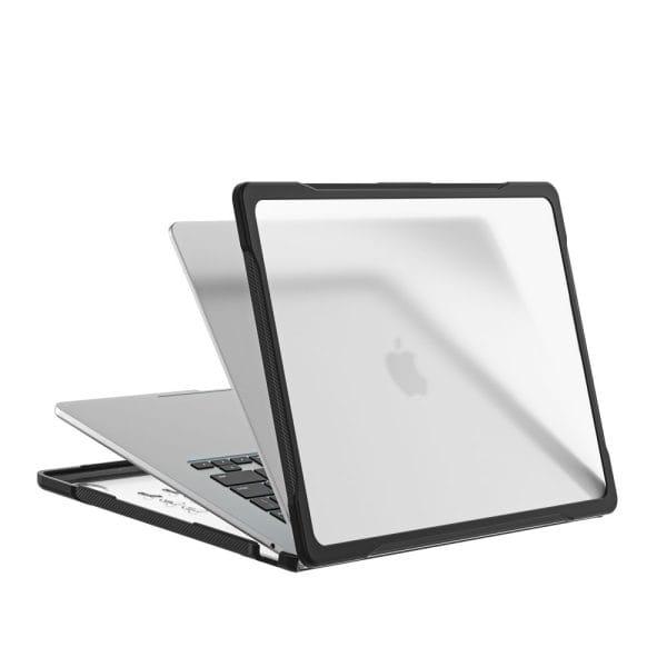 Θήκη MacBook Air 15 2023-2026 Tech-Protect Velar Black / Matte Clear - Image 4