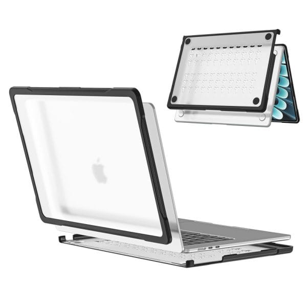 Θήκη MacBook Air 15 2023-2026 Tech-Protect Velar Black / Matte Clear - Image 5