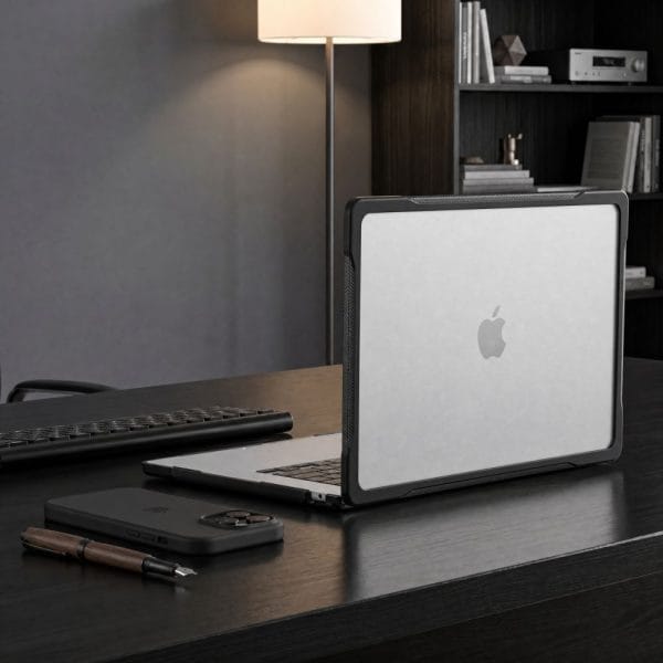 Θήκη MacBook Air 15 2023-2026 Tech-Protect Velar Black / Matte Clear - Image 7