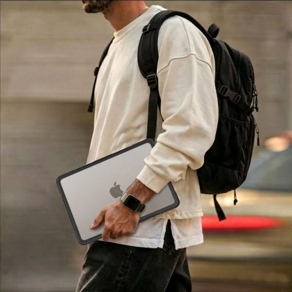 Θήκη MacBook Pro 14 2021-2026 Tech-Protect Velar Black / Matte Clear - Image 9