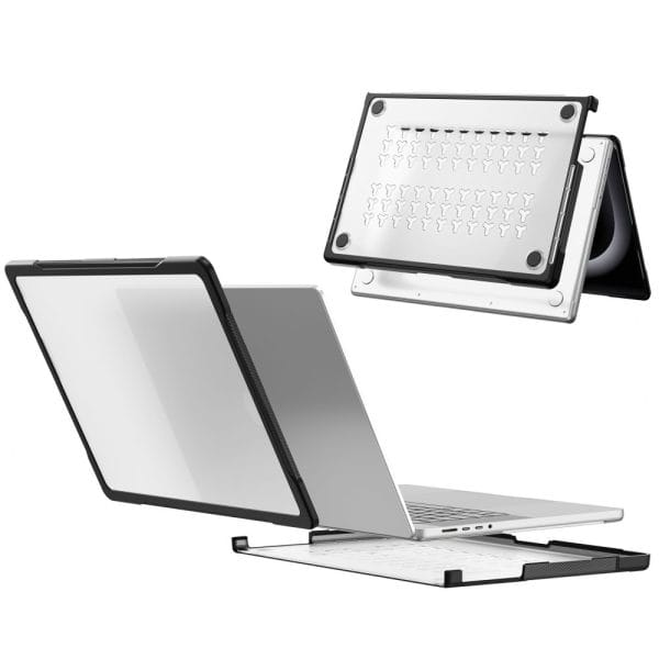 Θήκη MacBook Pro 16 2021-2026 Tech-Protect Velar Black / Matte Clear - Image 5