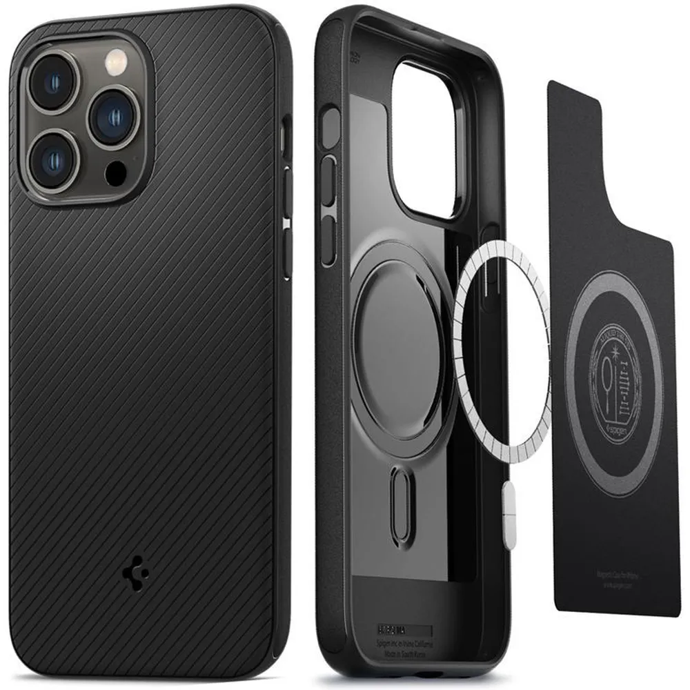 Θήκη iPhone 14 Pro Spigen Mag Armor MagSafe Matte Black ACS04989