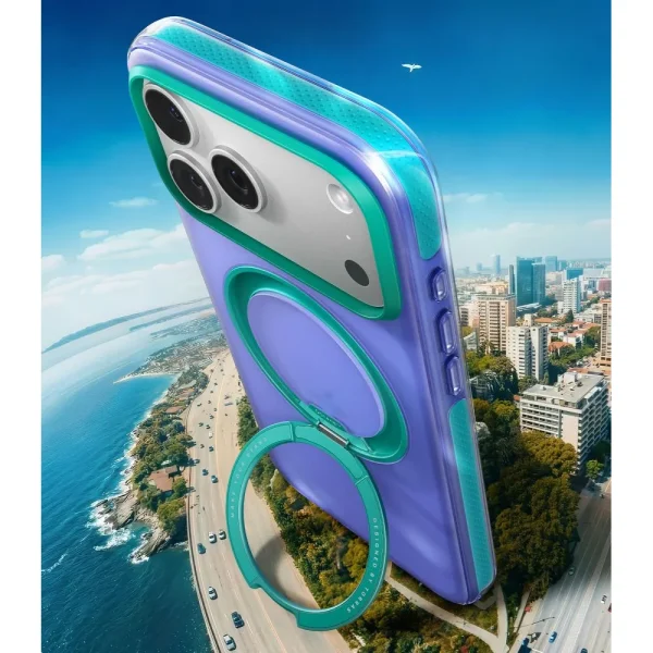 Θήκη iPhone 17 Pro Max Torras Ostand O3 Hue MagSafe Violet Purple - Image 6
