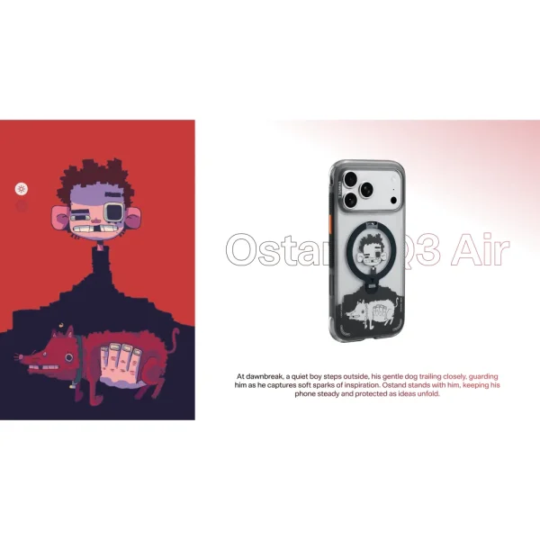 Θήκη iPhone 17 Pro Max Torras Ostand Q3 Air GAWX Limited Dawnbreak Guard - Image 12