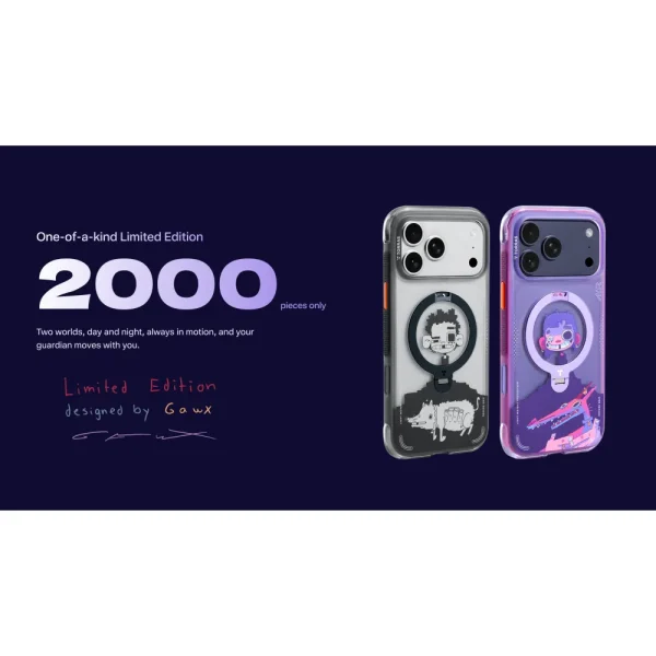 Θήκη iPhone 17 Pro Max Torras Ostand Q3 Air GAWX Limited Neon Night Muse - Image 15