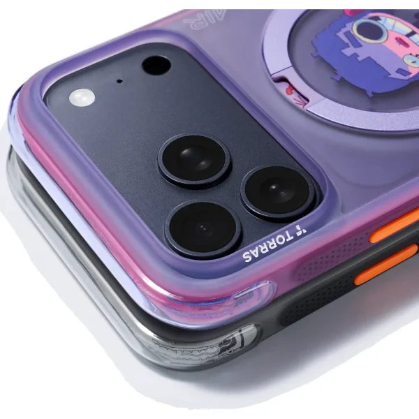 Θήκη iPhone 17 Pro Torras Ostand Q3 Air GAWX Limited Neon Night Muse - Image 7