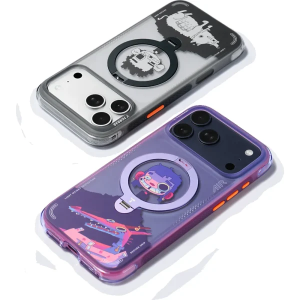 Θήκη iPhone 17 Pro Torras Ostand Q3 Air GAWX Limited Neon Night Muse - Image 6