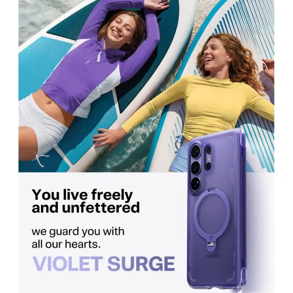 Θήκη Samsung Galaxy S26 Ultra Torras Ostand Q3 Air Violet Surge - Image 6