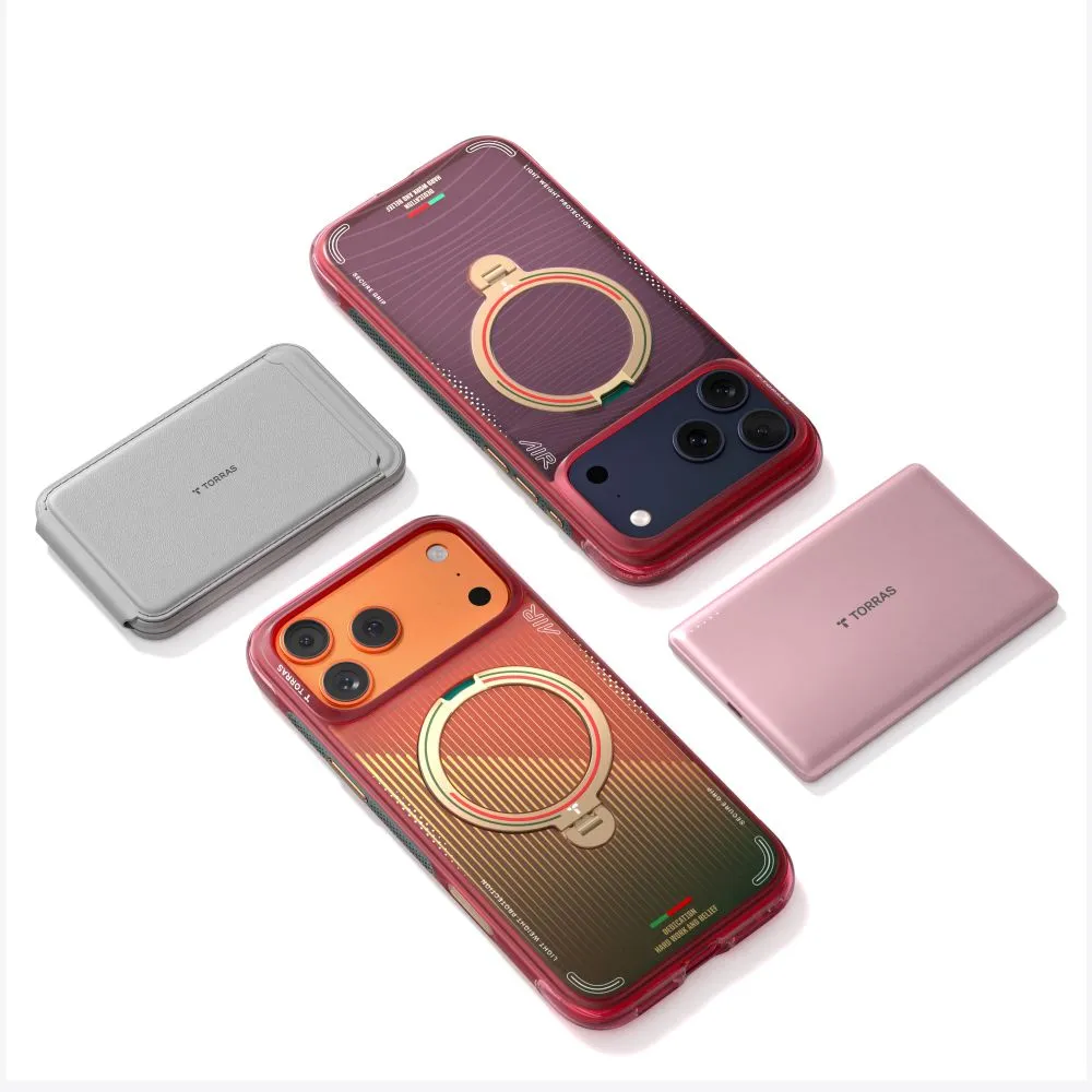 Θήκη iPhone 17 Pro Torras Ostand Q3 Air World Cup Limited MagSafe Portugal Red - Image 3