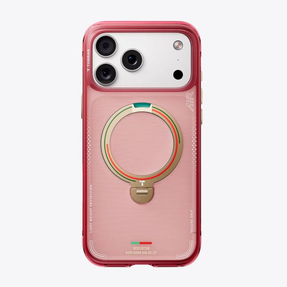 Θήκη iPhone 17 Pro Torras Ostand Q3 Air World Cup Limited MagSafe Portugal Red