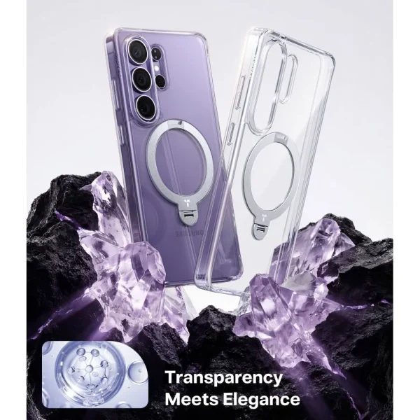 Θήκη Samsung Galaxy S26 Ultra Torras Ostand Q3 Spin Clear - Image 10