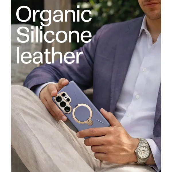 Θήκη Samsung Galaxy S26 Ultra Torras Ostand Q3 VegSkin Dark Purple - Image 5