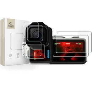 Σετ προστασίας GoPro Mission 1 Pro Tech-Protect Foil Glass Fit Plus 2-Set Clear