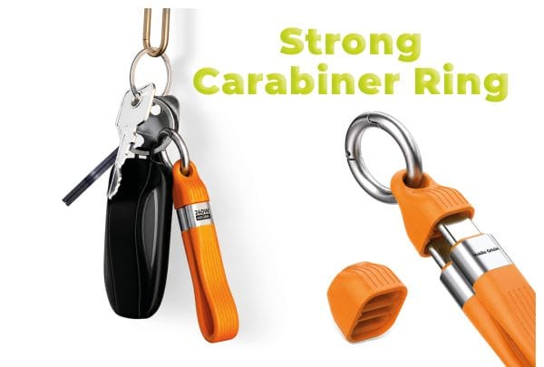 Mobile Origin 240W 40Gbps 8K USB-C Keychain Cable CB17 Orange
