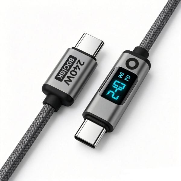 Mobile Origin 240W 80Gbps 8K/60Hz LED Display USB-C Cable 1.5m CB18