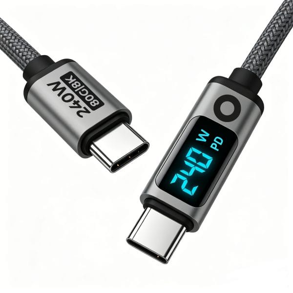 Mobile Origin 240W 80Gbps 8K/60Hz LED Display USB-C Cable 1.5m CB18