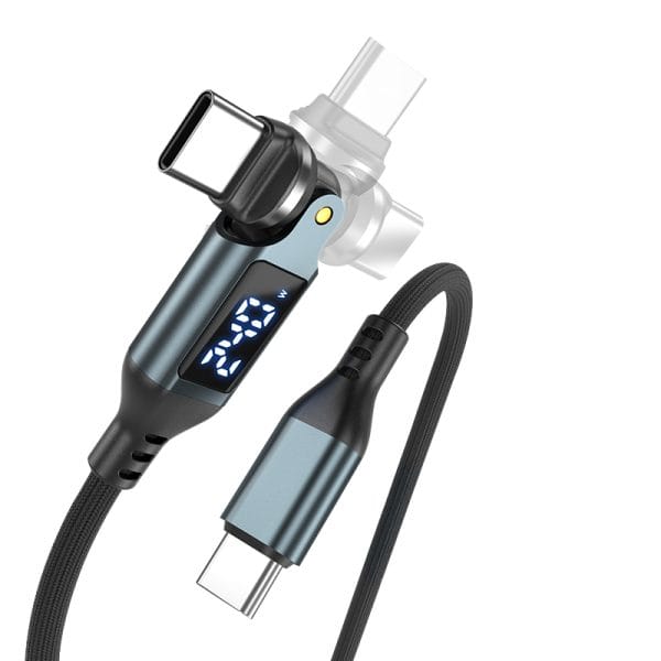 Mobile Origin 240W Display 540° Rotating USB-C to USB-C Cable 1 m CB16