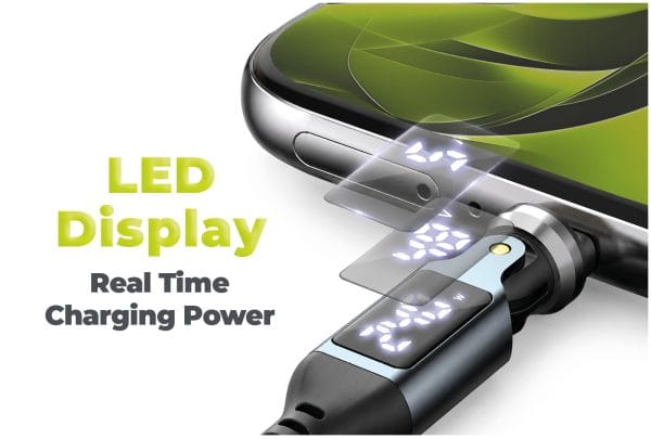 Mobile Origin 240W Display 540° Rotating USB-C to USB-C Cable 1 m CB16