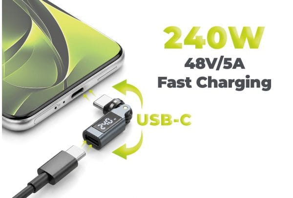 Mobile Origin 240W Display USB-C Rotation 540° Adapter CB15