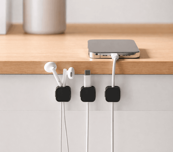 Mobile Origin Cable Cord Organizer Holder CB8 Black