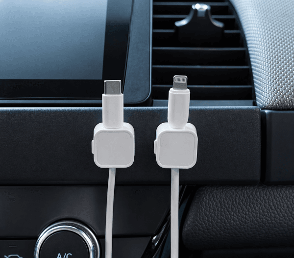 Mobile Origin Cable Cord Organizer Holder CB8 White