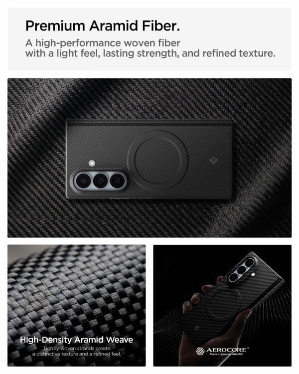 Spigen Air Skin Aramid MagSafe black - Samsung Galaxy Z Fold8 Ultra