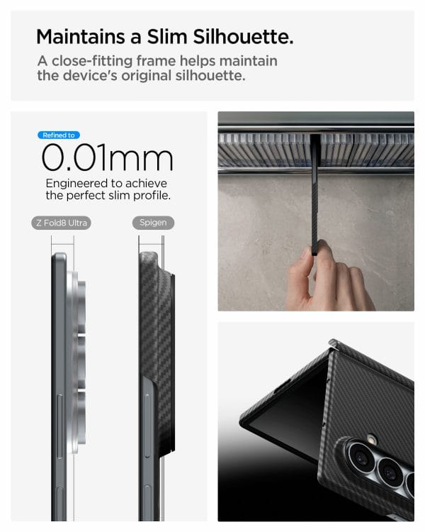 Spigen Air Skin Aramid MagSafe black - Samsung Galaxy Z Fold8 Ultra