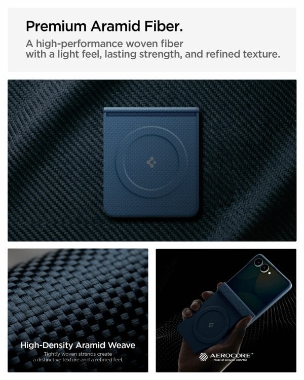 Spigen Air Skin Aramid MagSafe navy - Samsung Galaxy Z Flip8