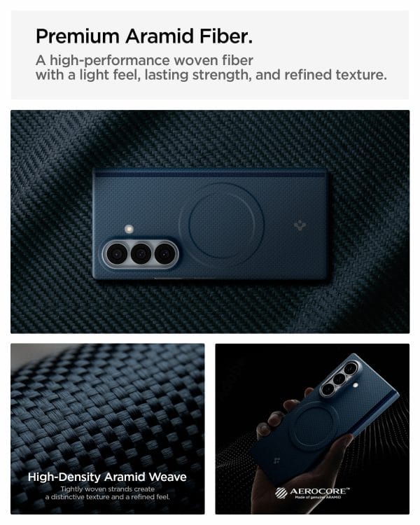 Spigen Air Skin Aramid MagSafe navy - Samsung Galaxy Z Fold8 Ultra