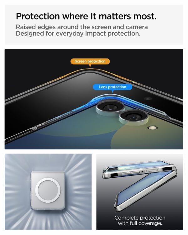 Spigen Air Skin MagSafe clear white - Samsung Galaxy Z Flip8