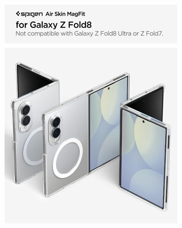 Spigen Air Skin MagSafe clear white - Samsung Galaxy Z Fold8