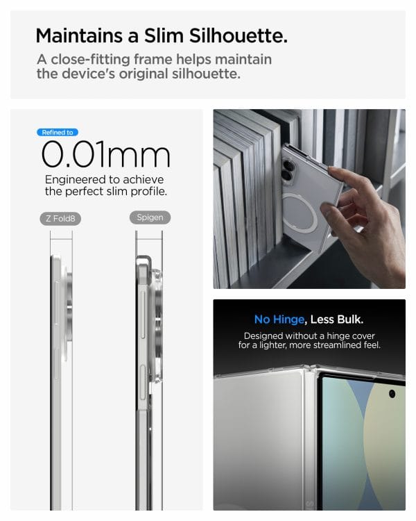 Spigen Air Skin MagSafe clear white - Samsung Galaxy Z Fold8