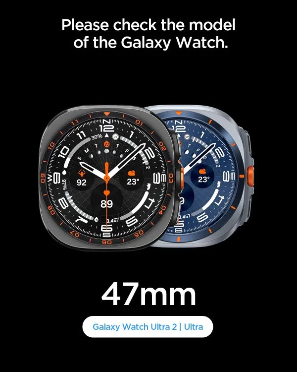 Spigen Athlex Air active black gray - Samsung Galaxy Watch Ultra 2/1 47mm