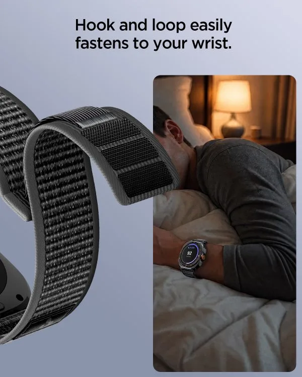 Spigen Athlex Air active black gray - Samsung Galaxy Watch Ultra 2/1 47mm