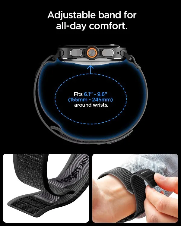 Spigen Athlex Air active black gray - Samsung Galaxy Watch Ultra 2/1 47mm